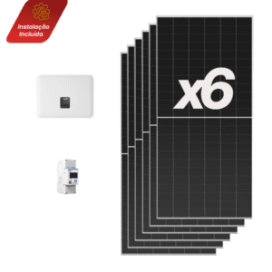 Kit 6 Painéis s/ Bateria 5kW Fox Ess Monofásico